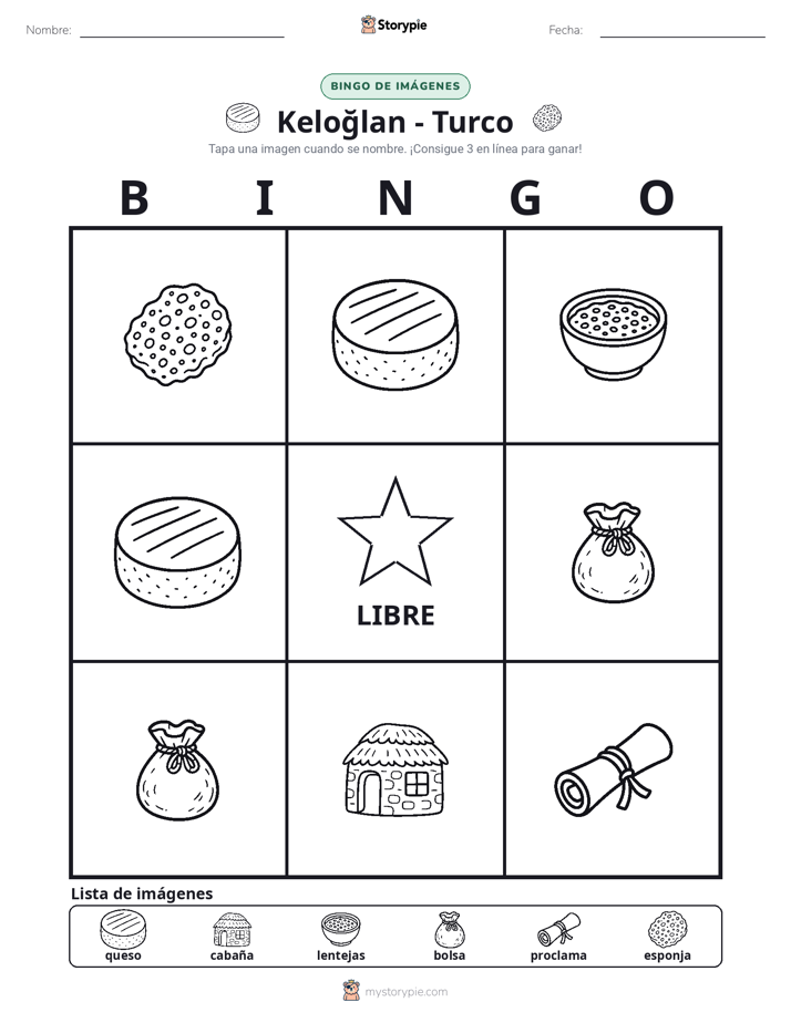 Bingo de Imágenes