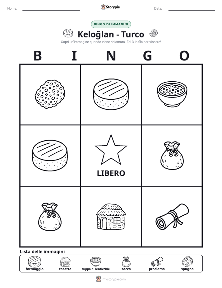 Bingo delle Immagini