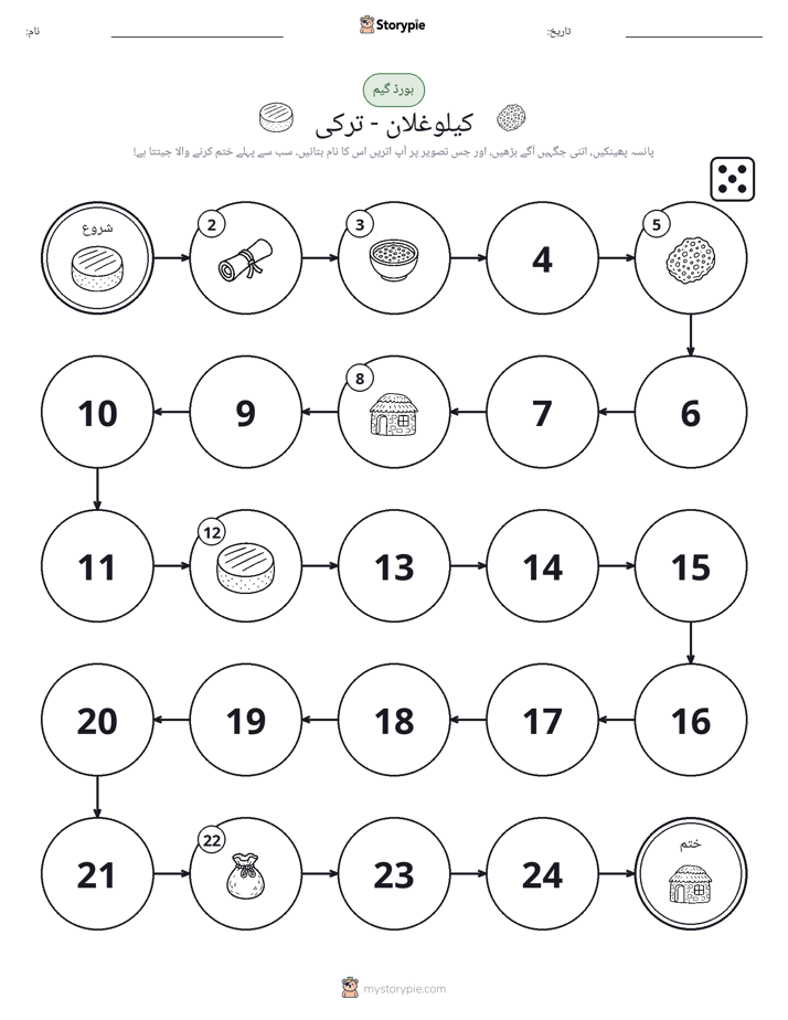 رول اور منتقل کریں کھیل