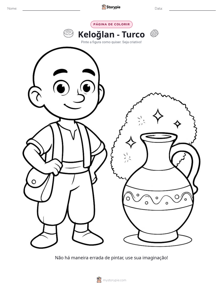 Página para colorir