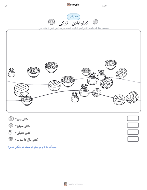 گنتی کا منظر