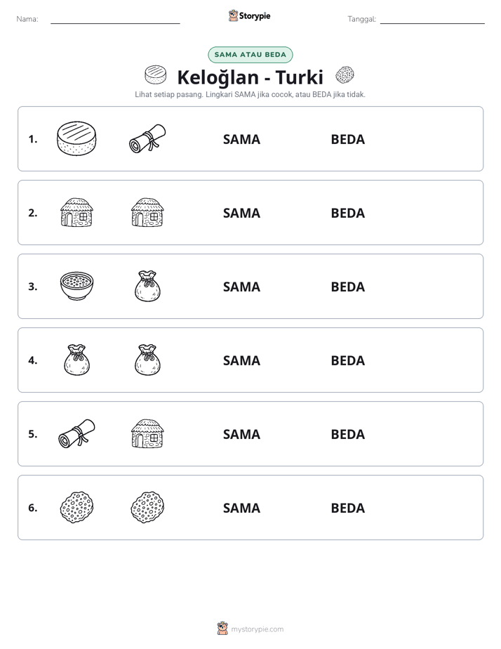 Sama atau Berbeda