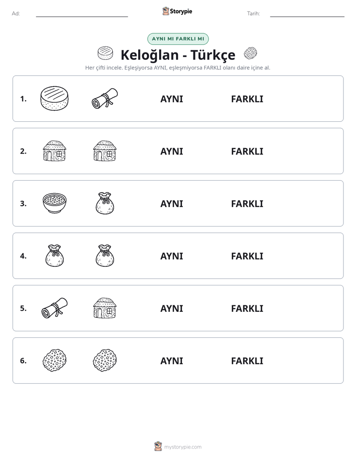 Aynı mı Farklı mı