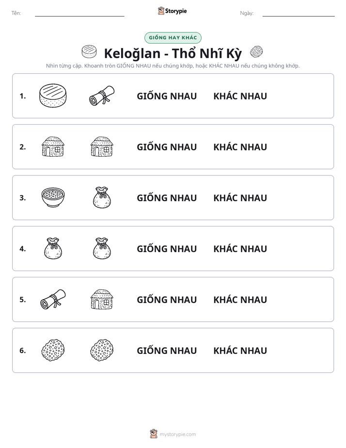 Giống Hay Khác