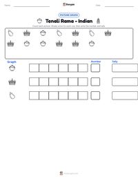 Tenali Rama - Indian printable worksheet preview