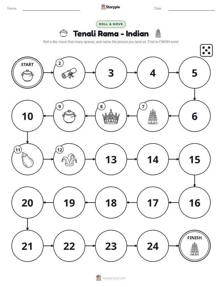 Roll & Move Game