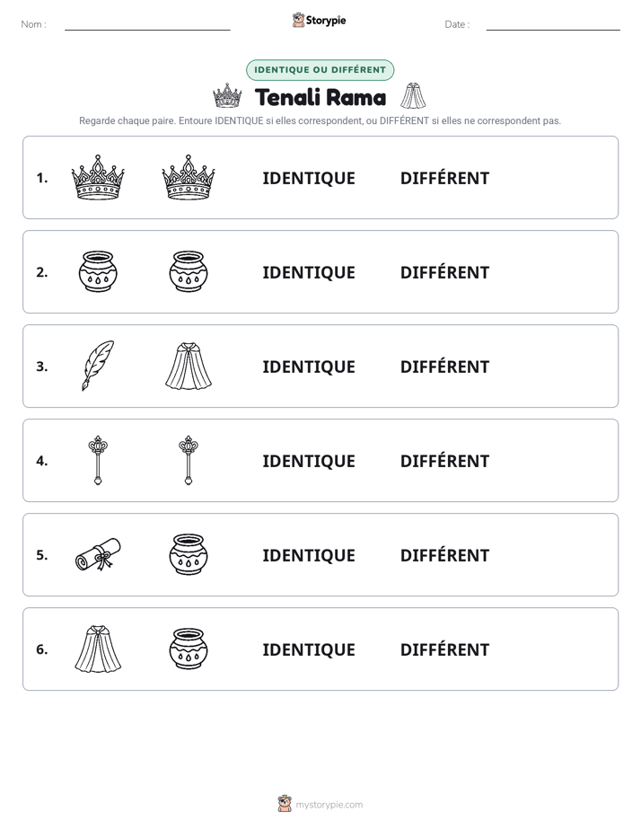 Identique ou Différent