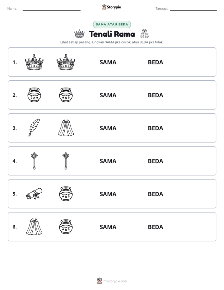 Sama atau Berbeda