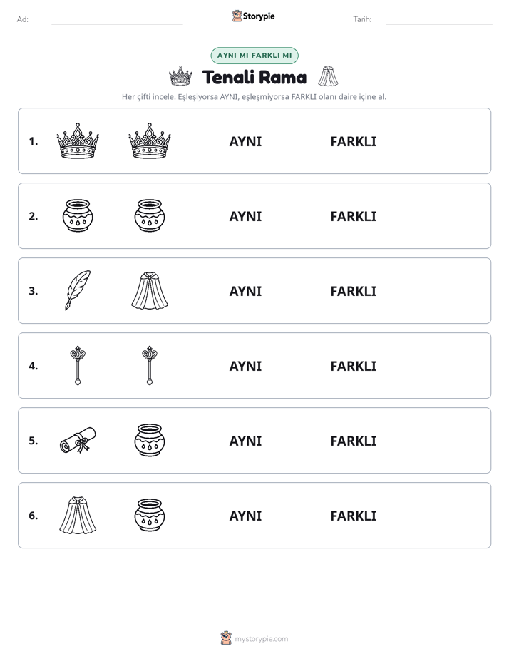 Aynı mı Farklı mı