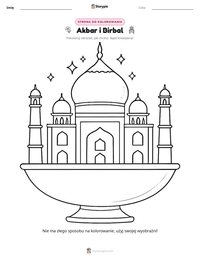 Podgląd drukowalnego arkusza ćwiczeń Akbar i Birbal