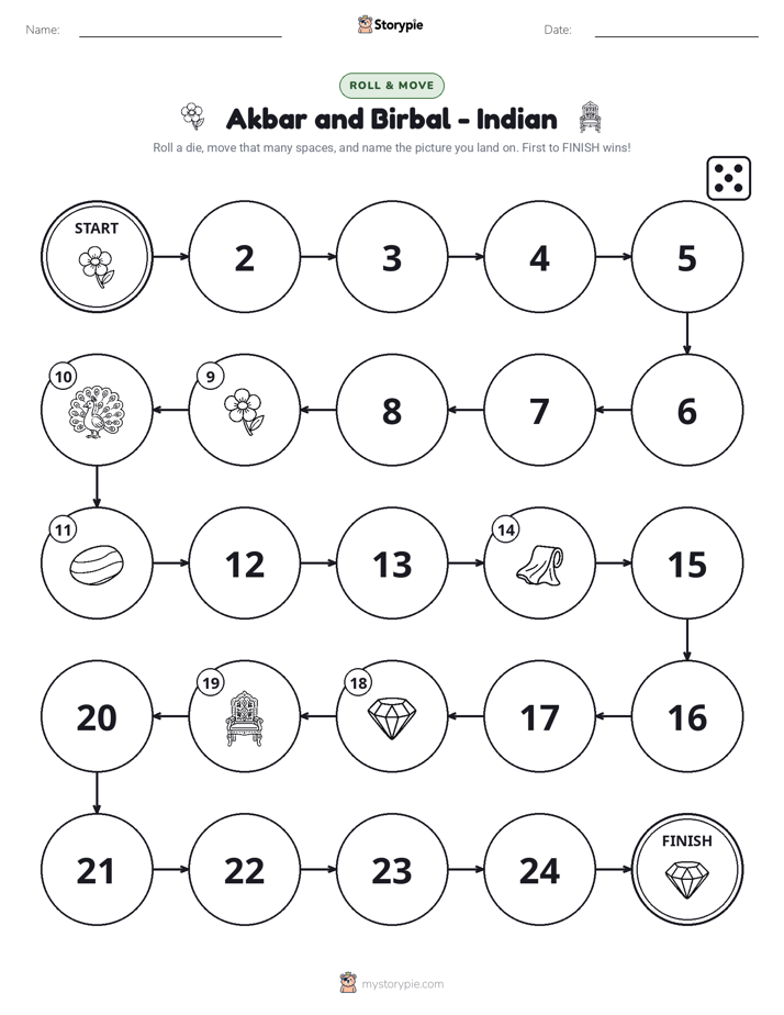 Roll & Move Game