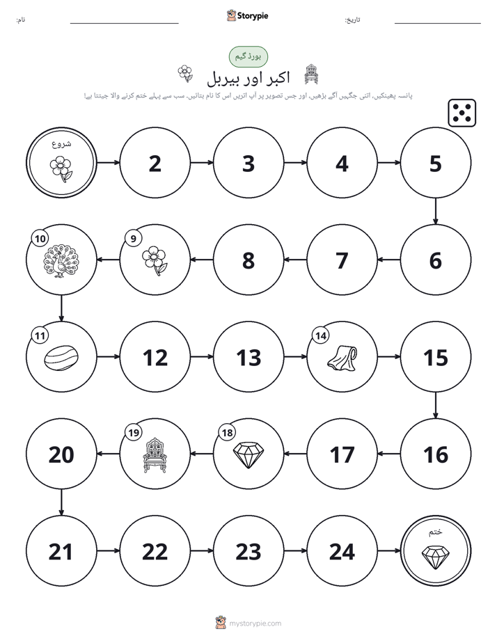 رول اور منتقل کریں کھیل