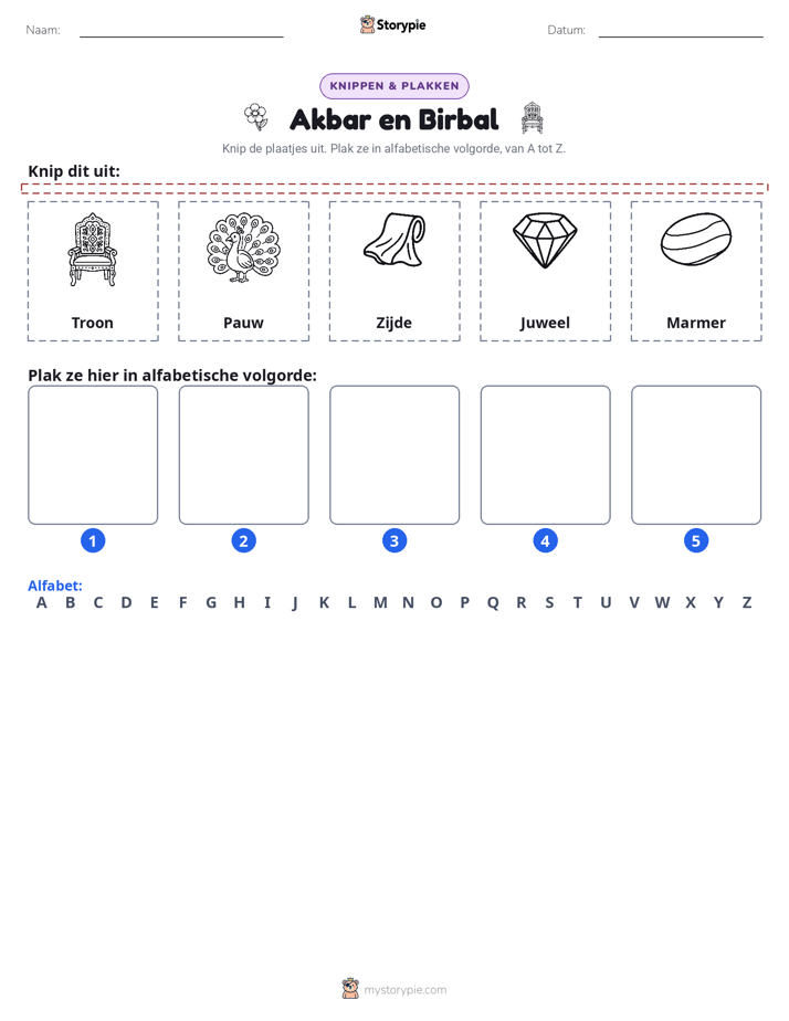 Knip & Plak Alfabet