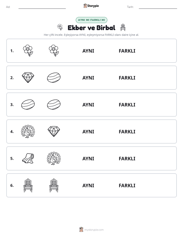 Aynı mı Farklı mı