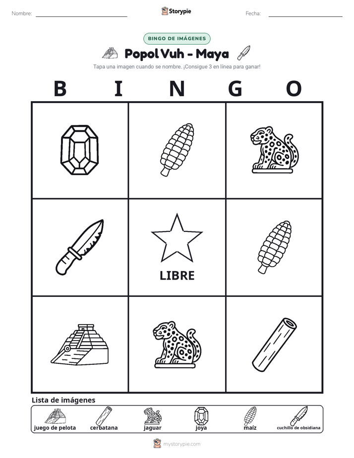 Bingo de Imágenes