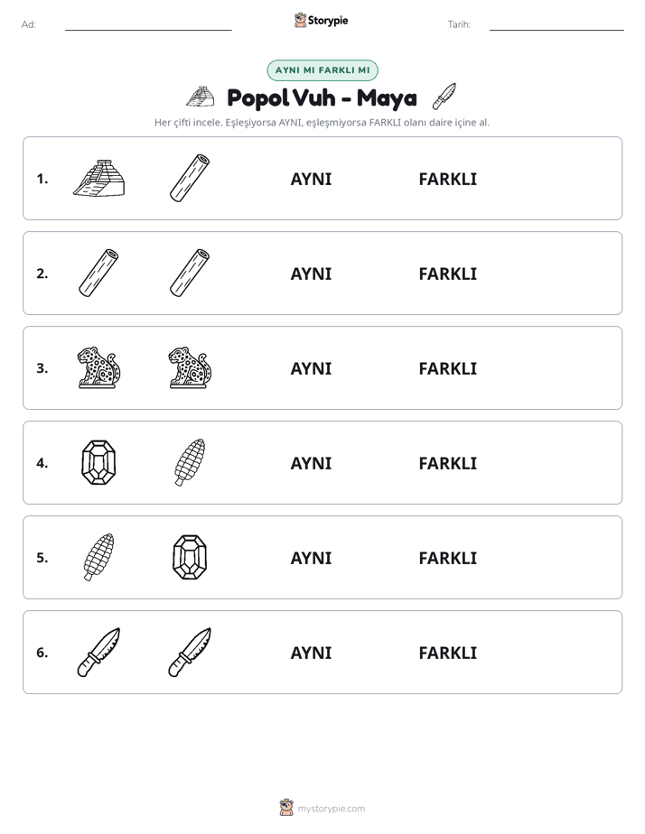 Aynı mı Farklı mı