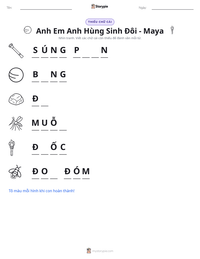 Xem trước tài liệu in sẵn Anh Em Anh Hùng Sinh Đôi - Maya
