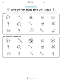 Xem trước tài liệu in sẵn Anh Em Anh Hùng Sinh Đôi - Maya