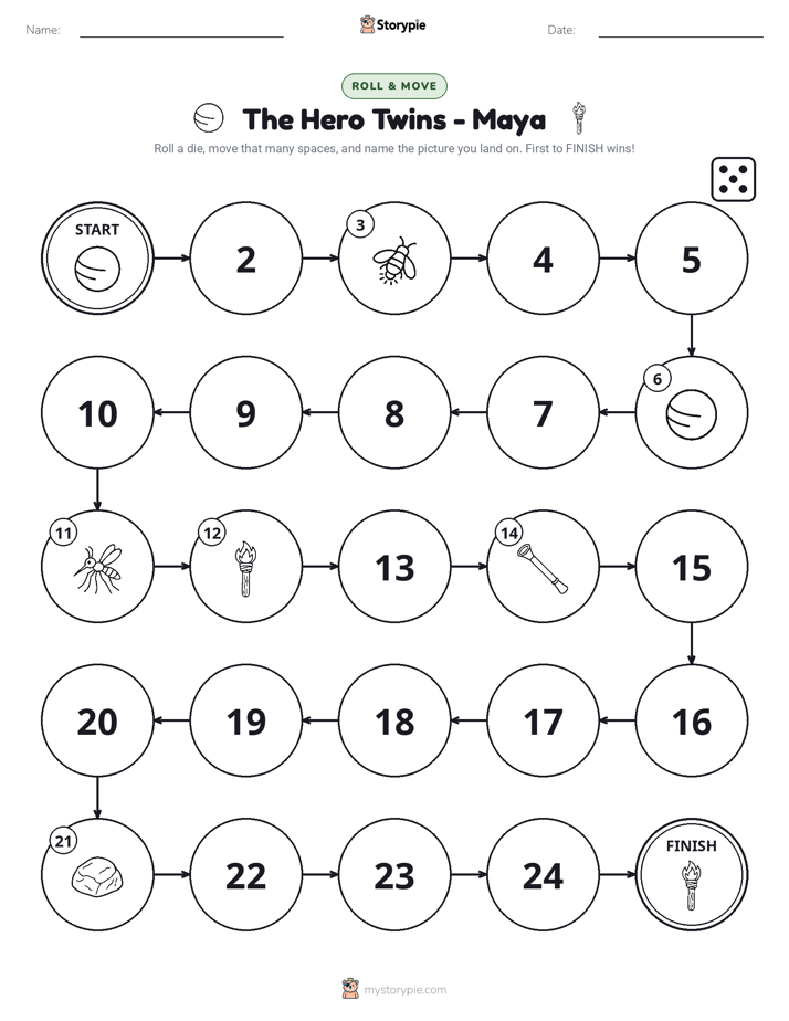 Roll & Move Game