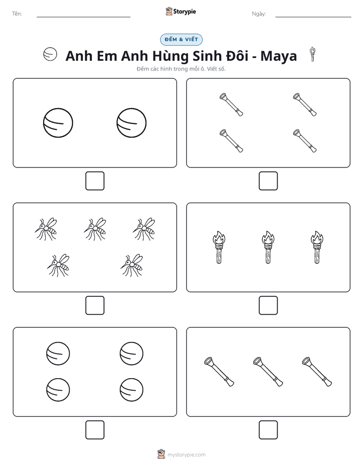 Đếm & Viết