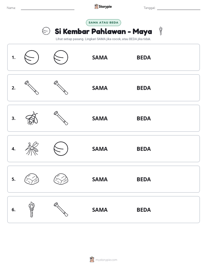Sama atau Berbeda