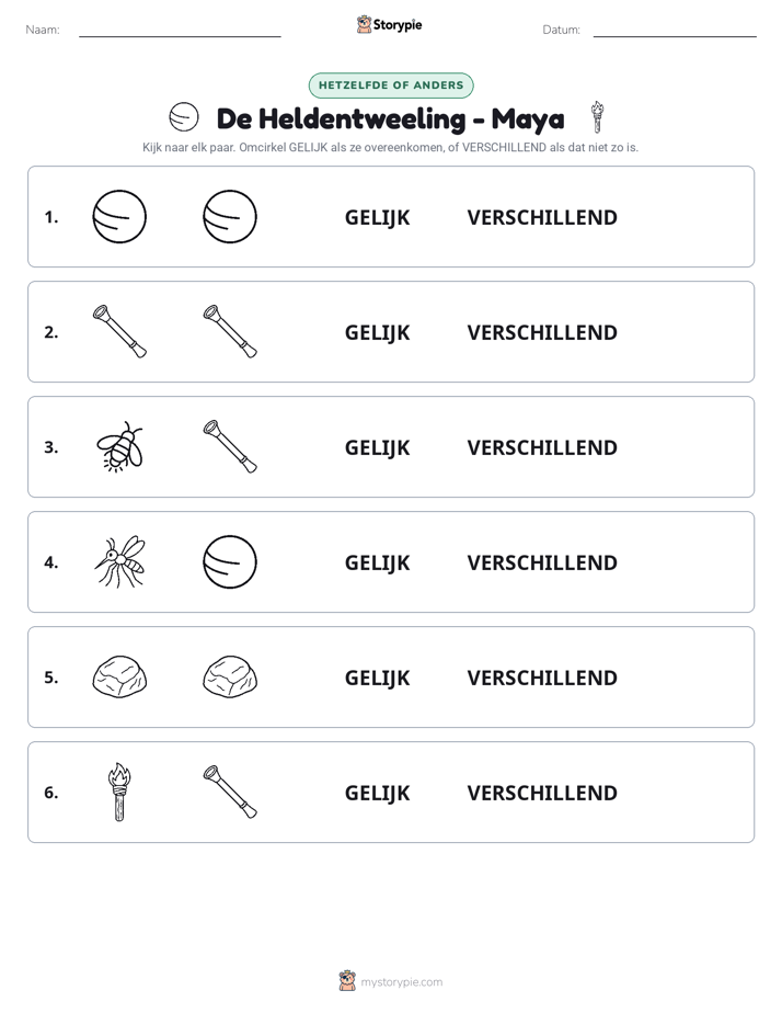 Zelfde of Verschillend