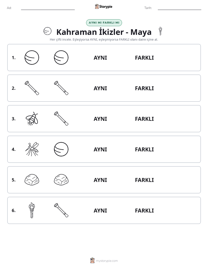Aynı mı Farklı mı