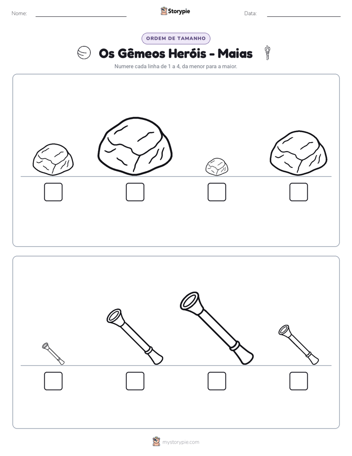 Ordem de Tamanho