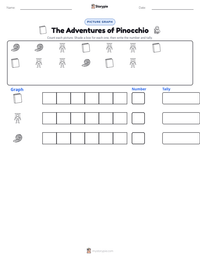 The Adventures of Pinocchio printable worksheet preview