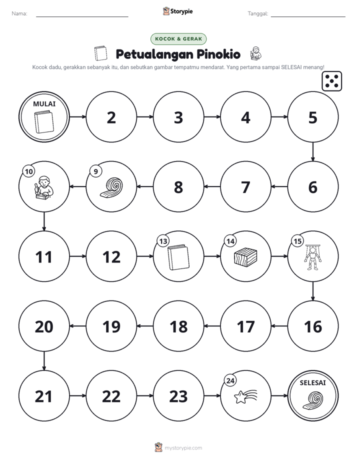 Permainan Gulung & Pindah