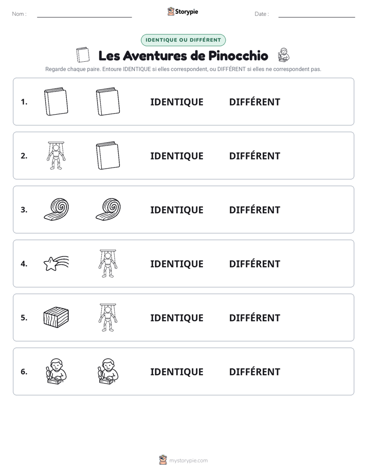 Identique ou Différent