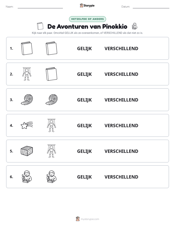 Zelfde of Verschillend