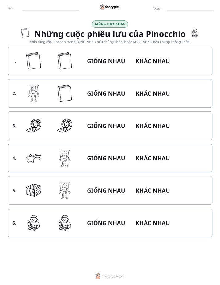 Giống Hay Khác