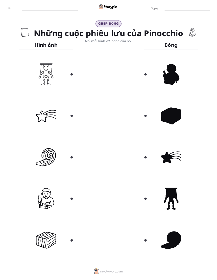 Ghép Hình Bóng