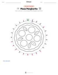 Anteprima della scheda stampabile di Pizza Margherita