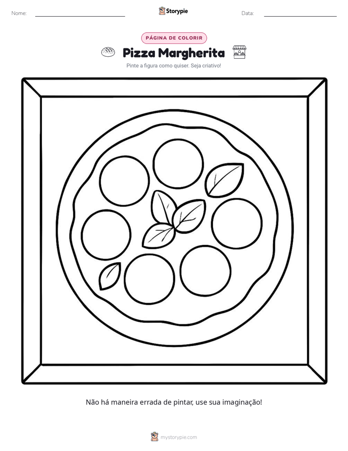Página para colorir
