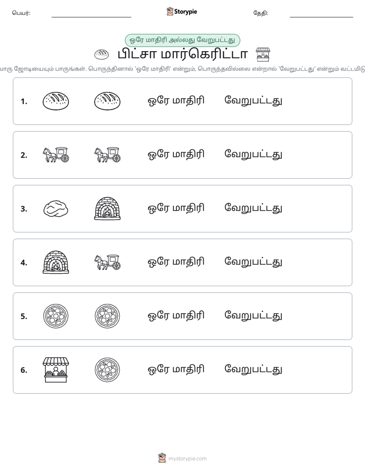 அதே அல்லது மாறுபட்டது
