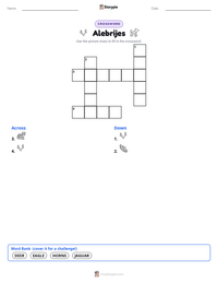 Alebrijes printable worksheet preview