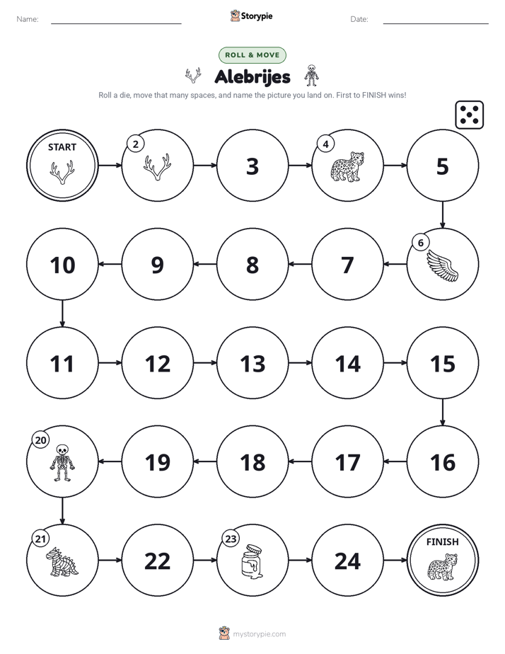 Roll & Move Game