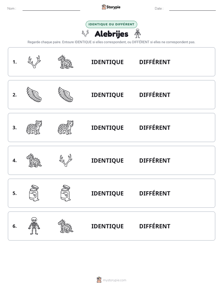 Identique ou Différent