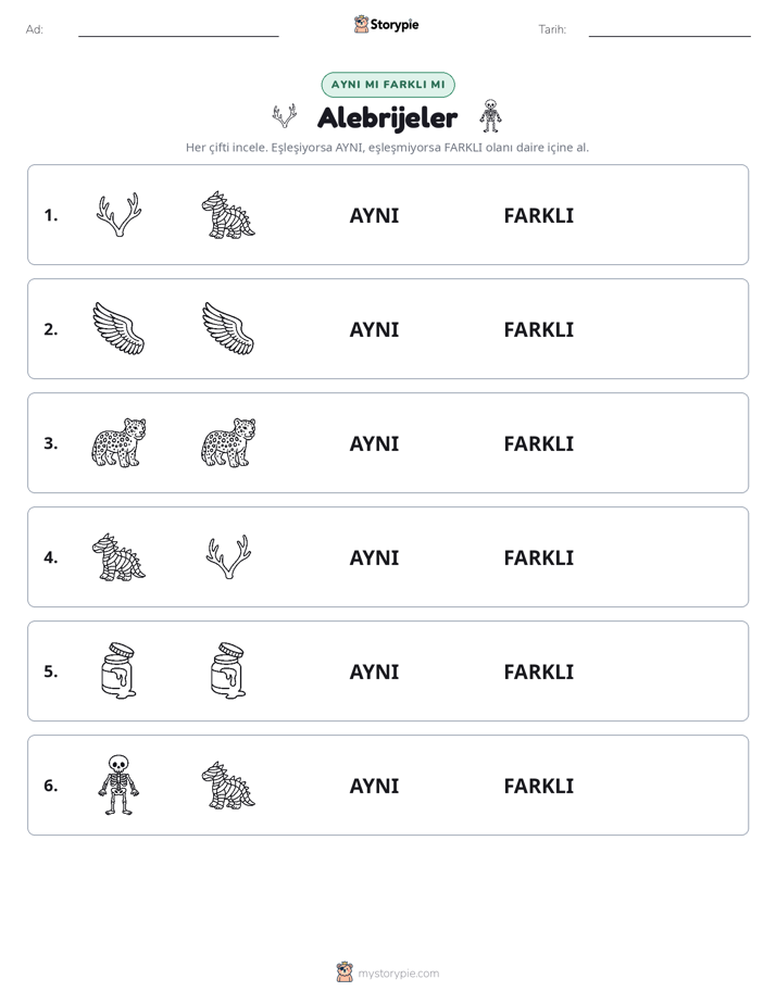 Aynı mı Farklı mı