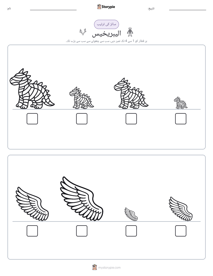سائز کی ترتیب
