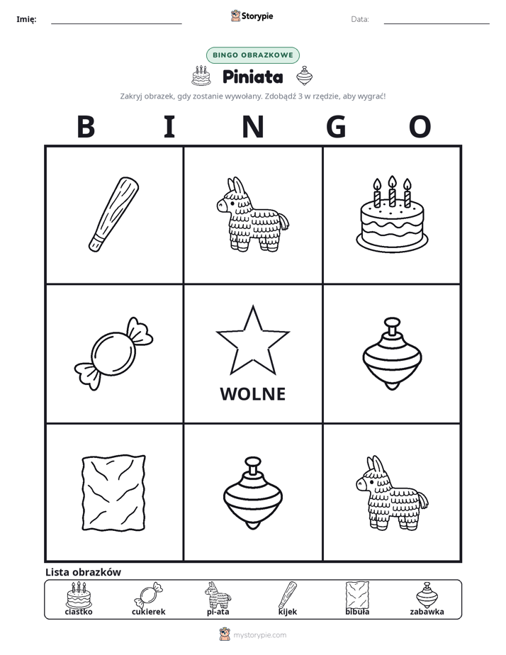 Bingo obrazkowe