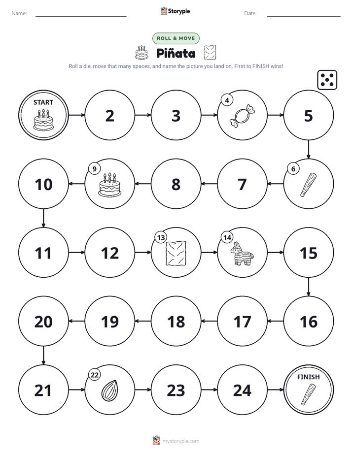 Roll & Move Game