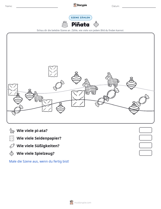 Zähl-Szene