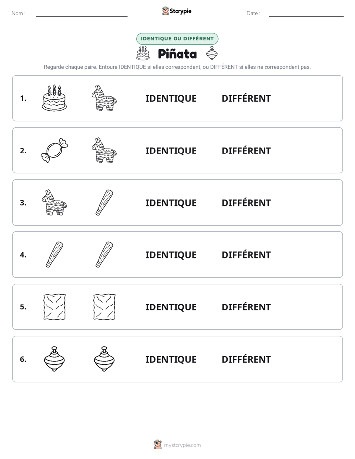 Identique ou Différent
