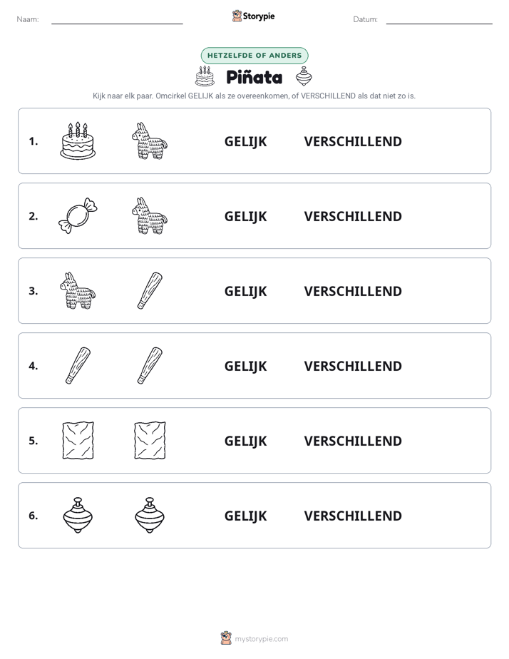 Zelfde of Verschillend