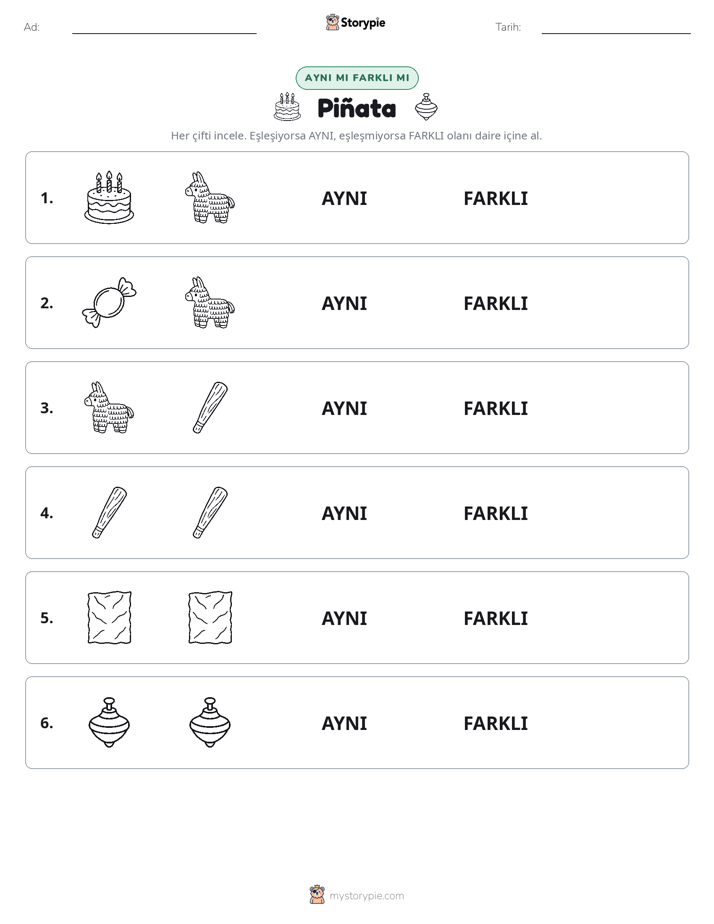 Aynı mı Farklı mı
