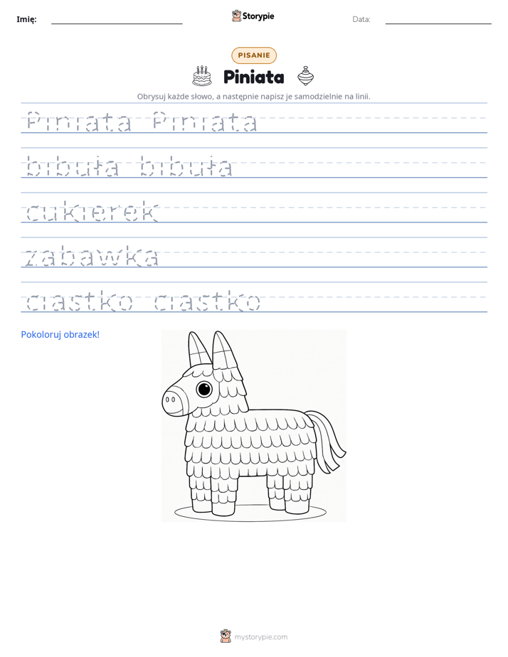 Ćwiczenie Pisania