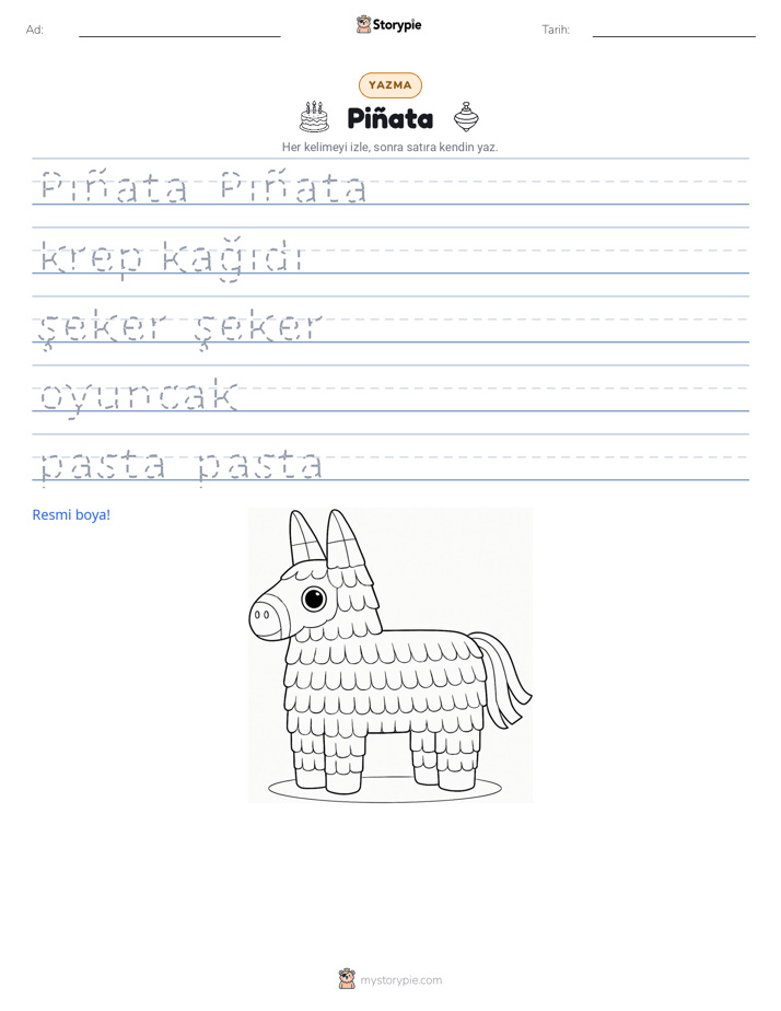 Yazma Pratiği